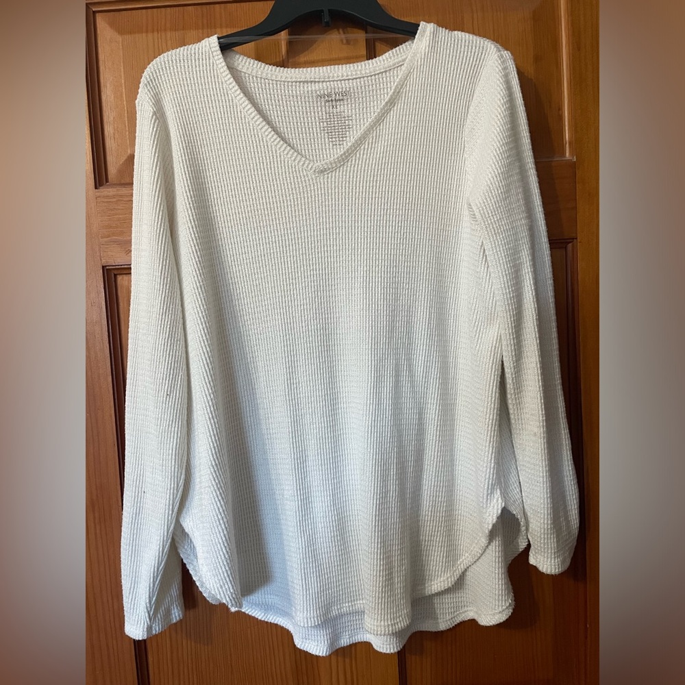 Long Sleeve Nine West knit shirt